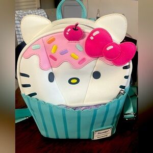 Loungefly Hello Kitty cupcake backpack